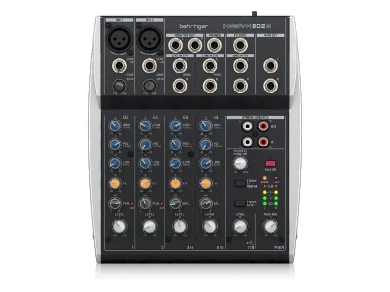 Behringer XENYX 802S - analogue audio mixer 27001016 – Behringer Звукови Системи