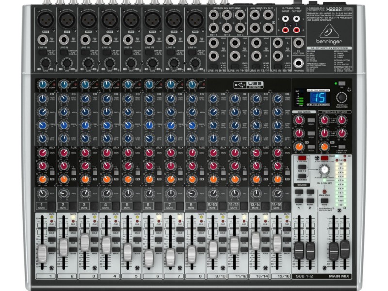 Behringer XENYX X2222USB 22 channels 27000153 – Behringer Звукови Системи