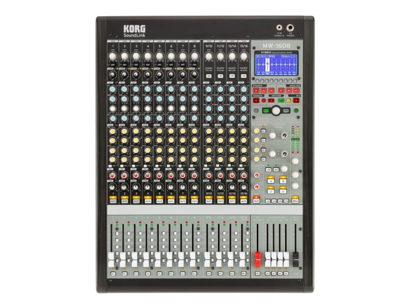 Korg SOUNDLINK MW-1608 NT - Hybrid analog/digital audio mixer 100023334000 –  Звукови Системи