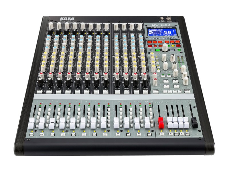 Korg SOUNDLINK MW-1608 NT - Hybrid analog/digital audio mixer 100023334000 –  Звукови Системи