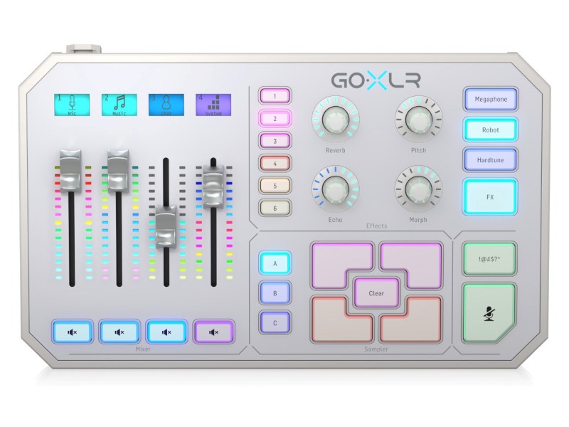 TC Helicon GO XLR-WH - USB audio mixer and interface, white 35000059 – TC HELICON Звукови Системи