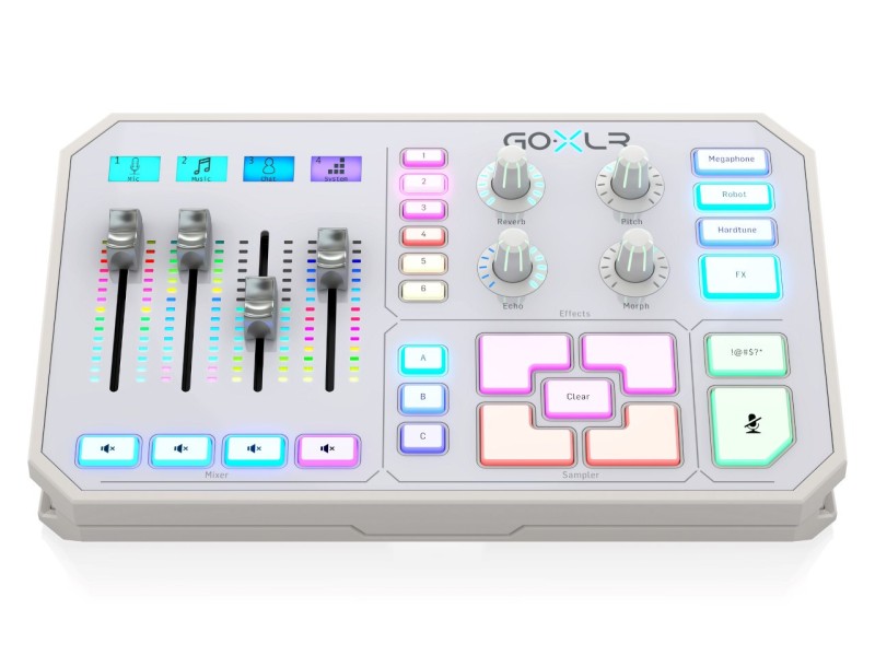 TC Helicon GO XLR-WH - USB audio mixer and interface, white 35000059 – TC HELICON Звукови Системи