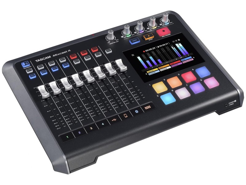Tascam Mixcast 4 - mixer for podcast recording MIXCAST 4 – TASCAM Звукови Системи
