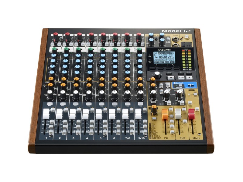 Tascam Model 12 12 channels 20 - 20000 Hz Black, Wood MODEL 12 – TASCAM Звукови Системи