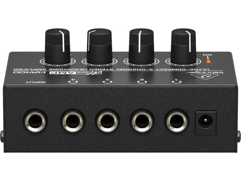 Behringer HA400 - ultra-Compact 4-Channel Stereo Headphone Amplifier HA400 – Behringer Звукови Системи