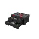 Toolbox KETER StackNRoll (17210832/253384) 2 drawers Black 253384 – KETER Кутии за инструменти