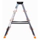 Krause Dopplo double-sided step ladder silver 120403 – Krause Стълби