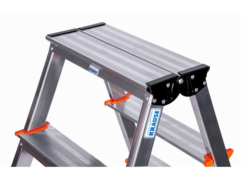 Krause Dopplo double-sided step ladder silver 120403 – Krause Стълби