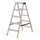 Krause Dopplo double-sided step ladder silver 120410 – Krause Стълби