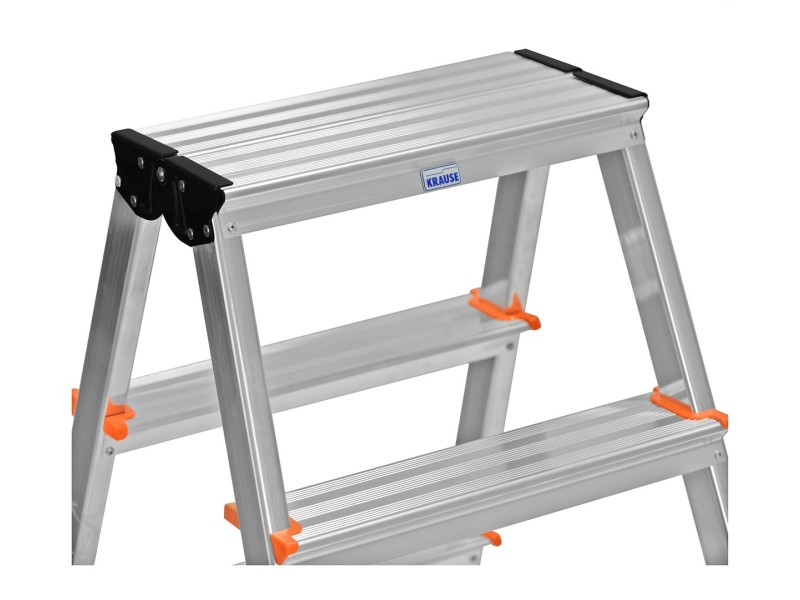 Krause Dopplo double-sided step ladder silver 120410 – Krause Стълби