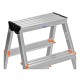 Krause Dopplo double-sided step ladder silver 120410 – Krause Стълби