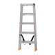 Krause Dopplo double-sided step ladder silver 120410 – Krause Стълби