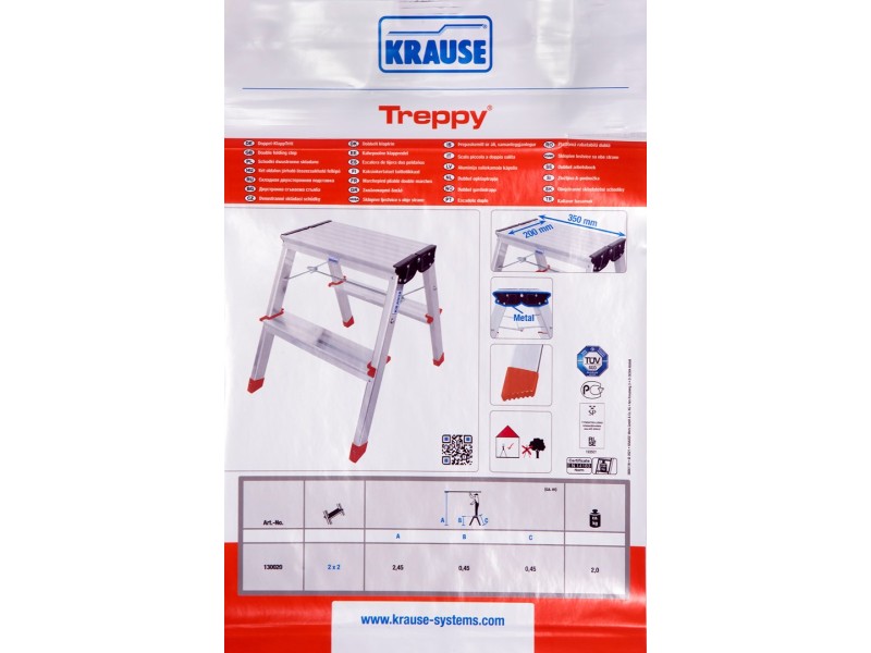 Krause Folding Step Treppy silver 130020 – Krause Стълби