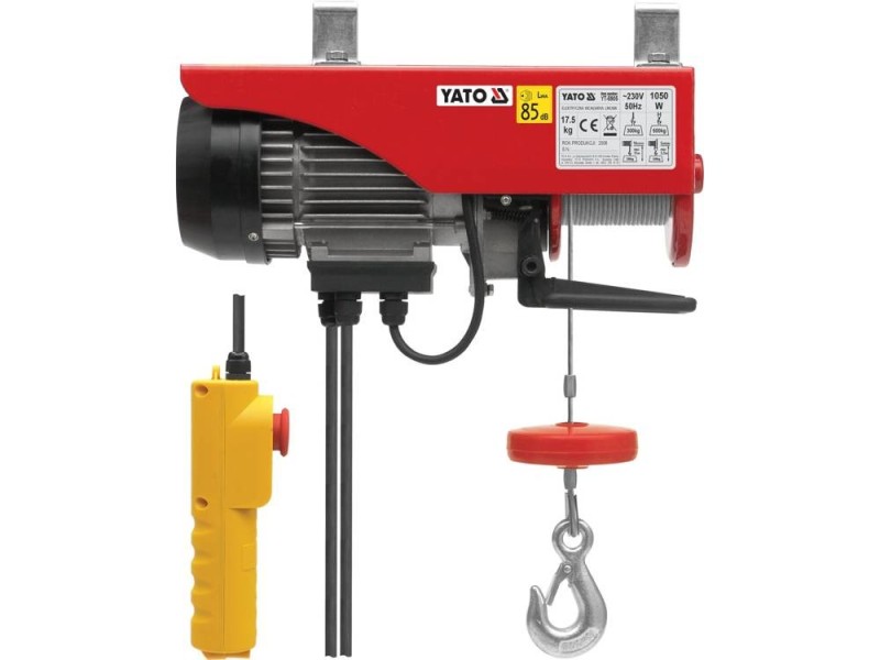 Yato YT-5905 electric hoist 1050 W 12 m 300 kg Yato YT-5905 electric hoist 1050 W 12 m 300 kg YT-5905 – YATO Въжени подемници