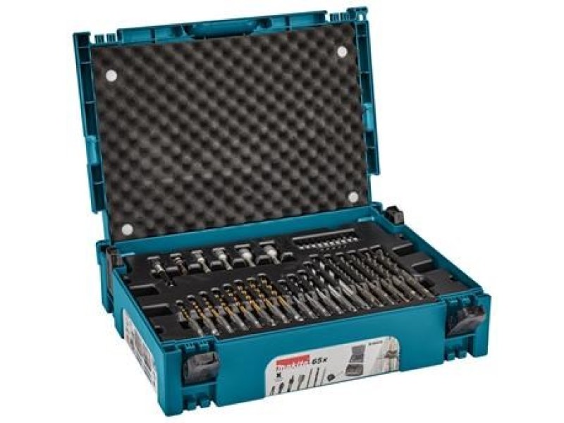 DRILL AND BIT SET 65PCS CASE B-69478 MAKITA B-69478 – MAKITA Гедоре комплекти