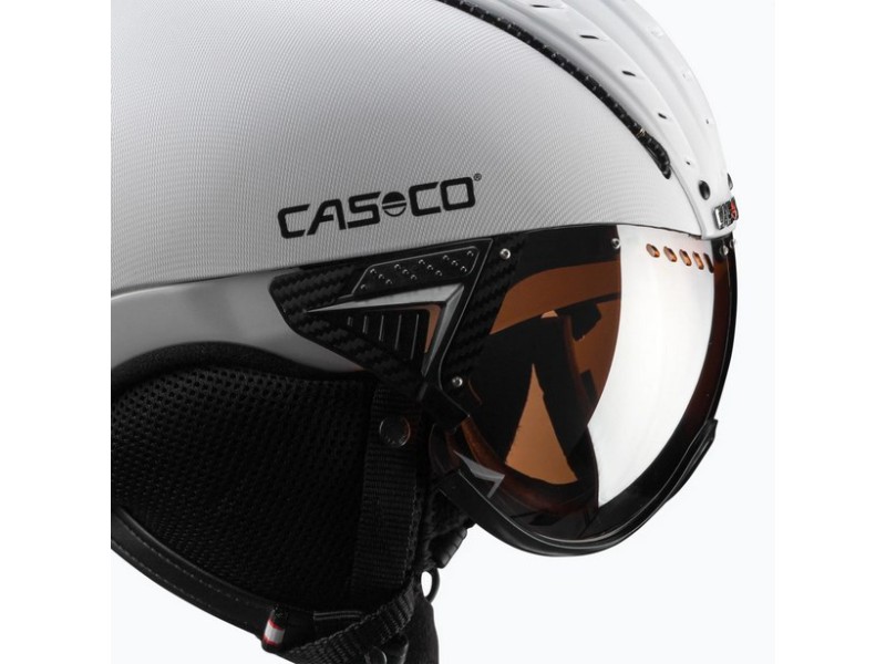 Ski helmet CASCO SP-2 Carbonic Visor White M 55-57 4031381007513 – CASCO Каране на ски