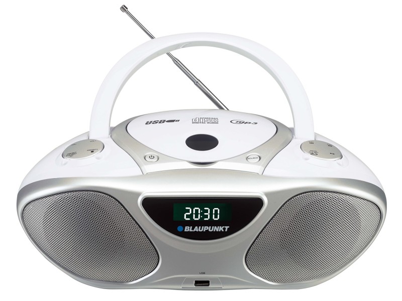 Blaupunkt BB14WH CD player CD recorder Silver, White BB14WH – Blaupunkt Радио