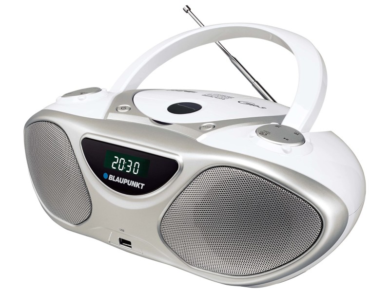 Blaupunkt BB14WH CD player CD recorder Silver, White BB14WH – Blaupunkt Радио