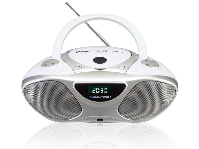 Blaupunkt BB14WH CD player CD recorder Silver, White BB14WH – Blaupunkt Радио