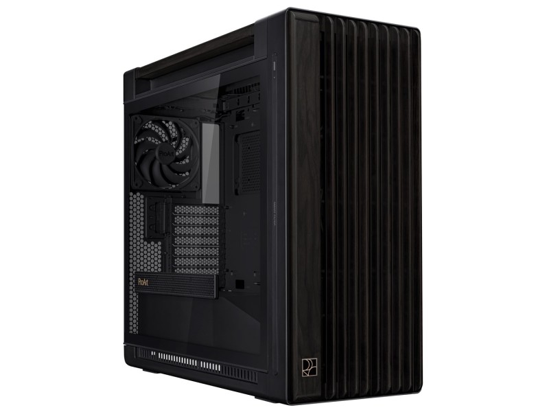 ASUS ProArt PA602 Wood Edition Midi Tower Black 90DC00J0-B09010 – ASUS Компютърни кутии