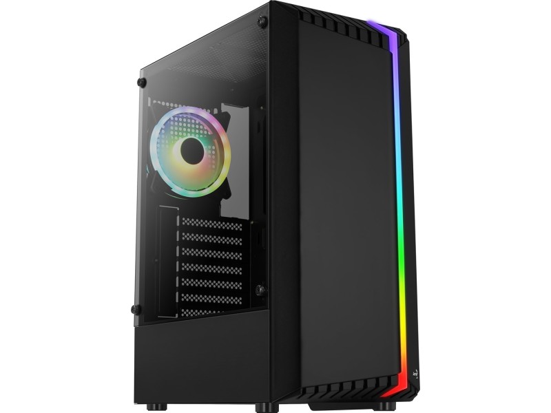 Aerocool Bionic Midi Tower Black AEROPGS-BIONIC-GBKV2 – Aerocool Компютърни кутии