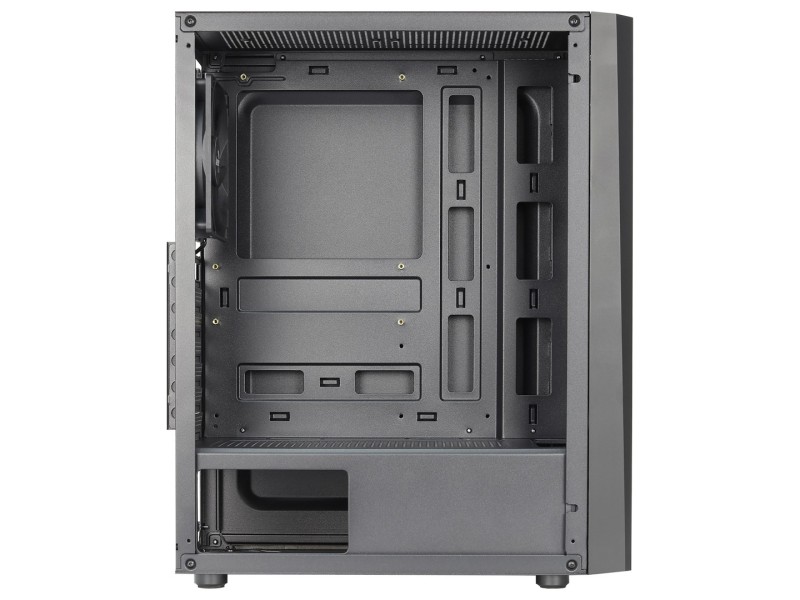 Aerocool DELTABKV1 ATX PC Case RGB Front Full Side Window 12cm Fan Black AEROPGSDELTA-A-BK-V1 – Aerocool Компютърни кутии