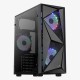 Aerocool Glider Cosmo-A-BK-v2 Midi Tower Black AEROPGSGLIDER-2RGB-A – Aerocool Компютърни кутии