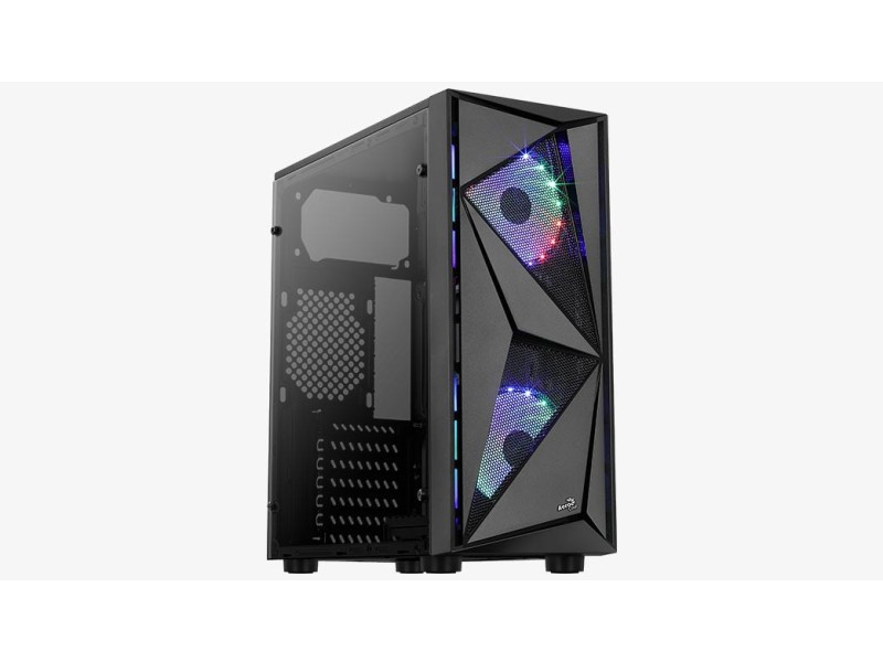 Aerocool Glider Cosmo-A-BK-v2 Midi Tower Black AEROPGSGLIDER-2RGB-A – Aerocool Компютърни кутии