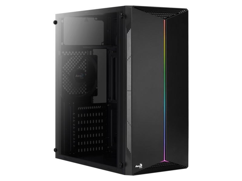 Aerocool Split Midi Tower Black AEROPGSSPLIT-A-BKRGB – Aerocool Компютърни кутии