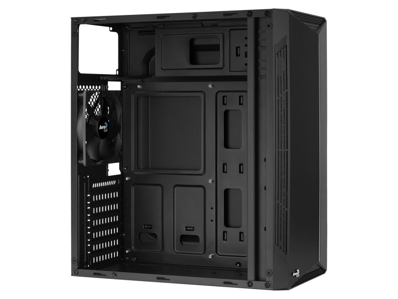 Aerocool Split Midi Tower Black AEROPGSSPLIT-A-BKRGB – Aerocool Компютърни кутии