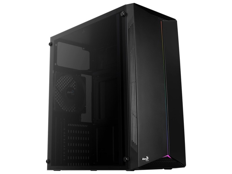 Aerocool Split Midi Tower Black AEROPGSSPLIT-A-BKRGB – Aerocool Компютърни кутии