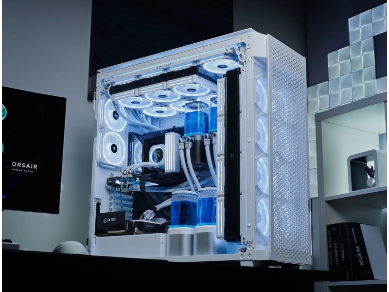 Corsair 9000D RGB AIRFLOW Full Tower White CC-9011274-WW – Corsair Компютърни кутии