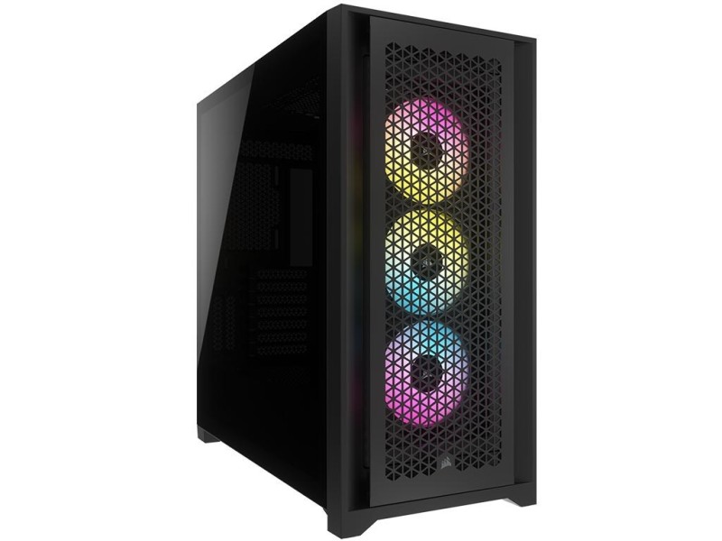 Corsair iCUE 5000D RGB Airflow Midi Tower Black CC-9011242-WW – Corsair Компютърни кутии