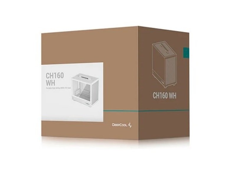 DeepCool CH160 MESH WH computer case R-CH160-WHNMIO-G-1 – DEEPCOOL Компютърни кутии