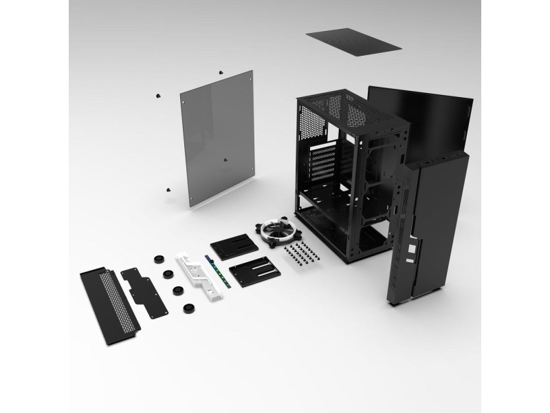 Gembird gaming design computer case Fornax 2000 RGB CCC-FC-2000 – GEMBIRD Компютърни кутии