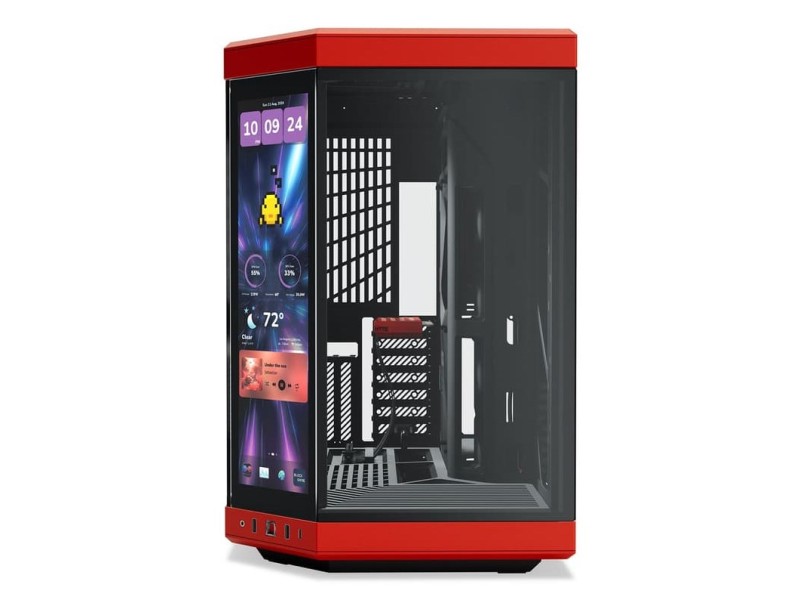 HYTE Y70 Touch Infinite Midi Tower Black, Cherry colour CS-HYTE-Y70TTI-RB – Hyte Компютърни кутии
