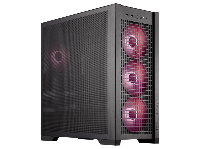 Housing Asus TUF GAMING GT302 TG ARGB BLACK 90DC00I0-B19000 – ASUS Компютърни кутии