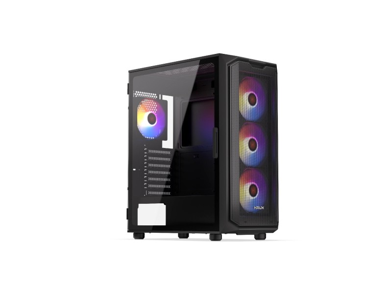 KRUX Orona Midi Tower Black KRXD003 – KRUX Компютърни кутии