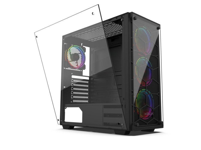 Krux LEDA ATX Tower Black KRX0007 – KRUX Компютърни кутии