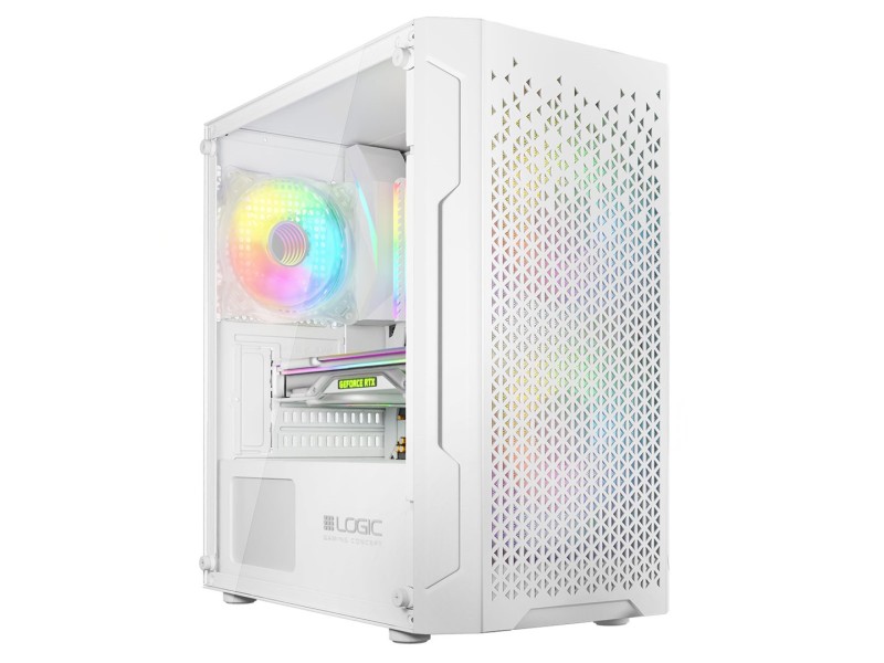 LOGIC ARAMIS ARGB Mini USB 3.0 white AM-ARAMIS-20-0000000-0002 – LOGIC Компютърни кутии