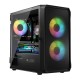 Logic PORTOS ARGB MINI USB 3.0 Case Black AM-PORTOS-10-0000000-0002 – LOGIC Компютърни кутии