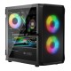 Logic PORTOS ARGB MINI USB 3.0 Case Black AM-PORTOS-10-0000000-0002 – LOGIC Компютърни кутии