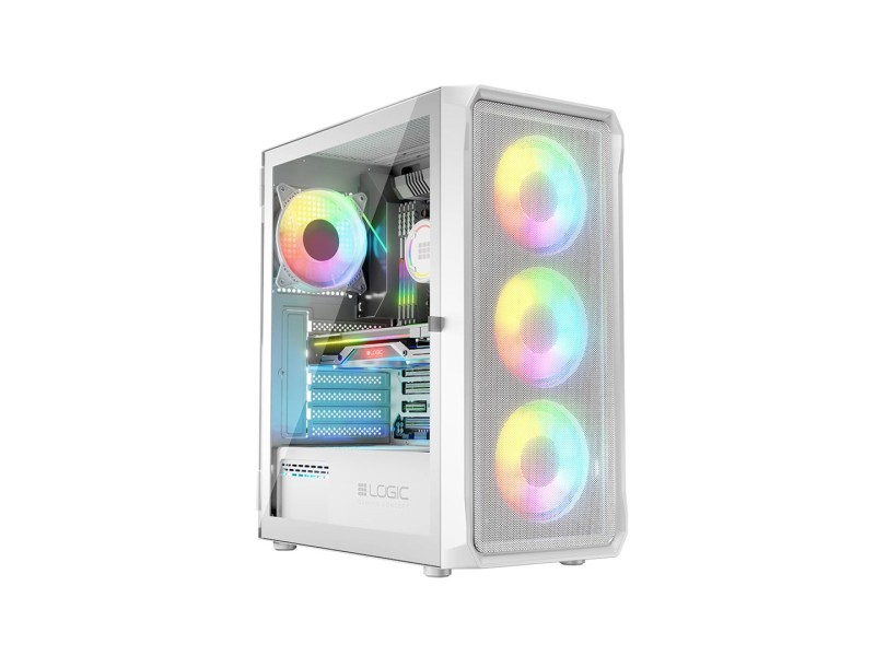 Logic PORTOS ARGB MINIDI USB 3.0 Case White AT-PORTOS-20-0000000-0002 – LOGIC Компютърни кутии