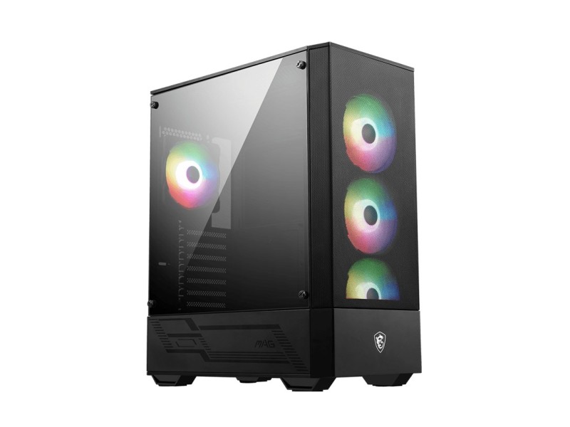 MSI MAG FORGE 112R computer case Midi Tower Black, Transparent 306-7G16X23-809 – MSI  Компютърни кутии