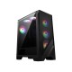MSI MAG FORGE 120A AIRFLOW computer case Midi Tower Black, Transparent 306-7G23A21-809 – MSI  Компютърни кутии