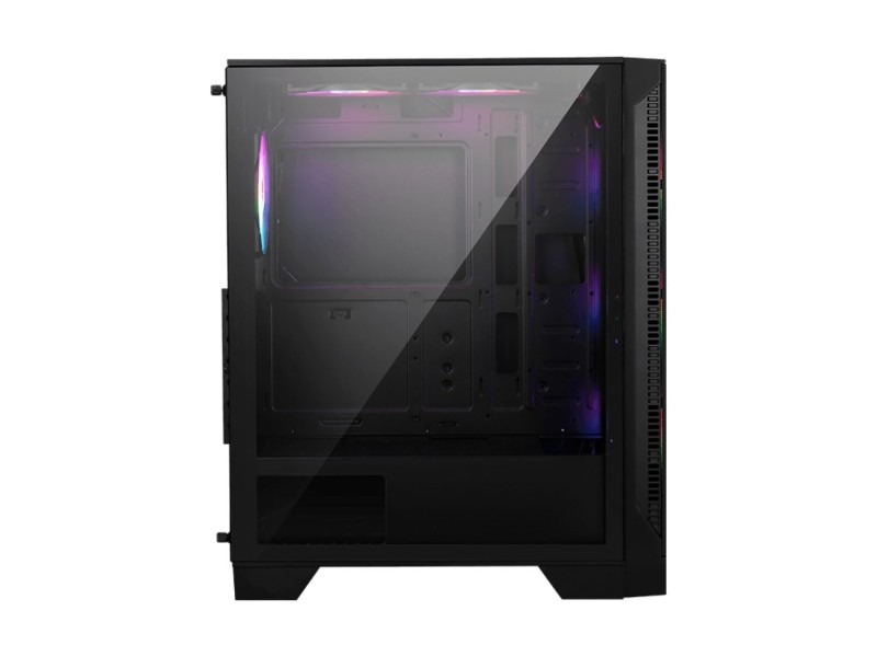 MSI MAG FORGE 120A AIRFLOW computer case Midi Tower Black, Transparent 306-7G23A21-809 – MSI  Компютърни кутии