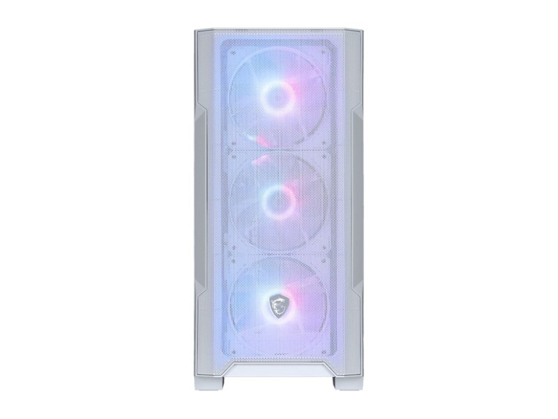 MSI MAG FORGE M100R Midi Tower Transparent, White 306-7G20W21-HH9 – MSI  Компютърни кутии