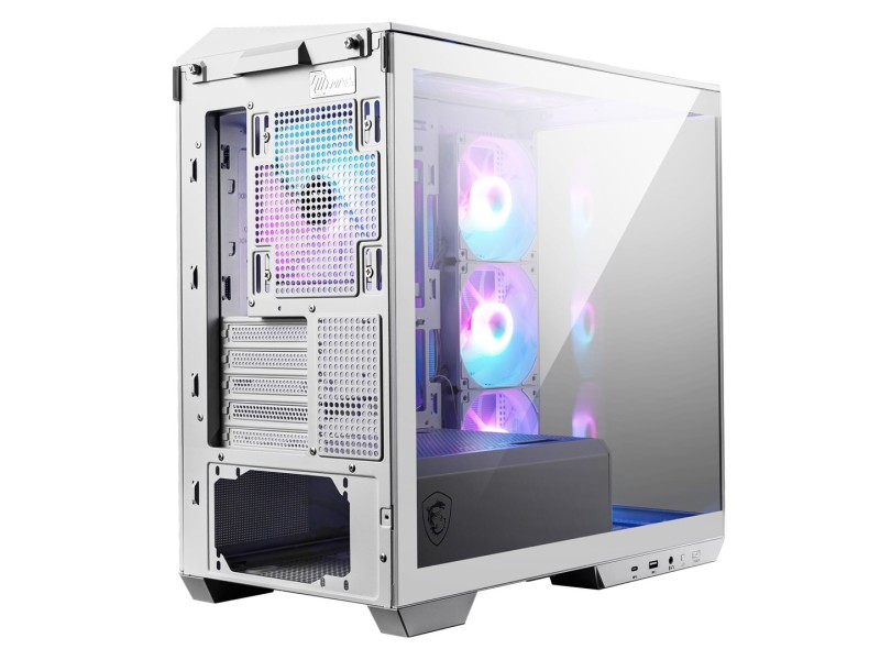 MSI MAG PANO M100R PZ Micro Tower White 306-7G24W21-809 – MSI  Компютърни кутии
