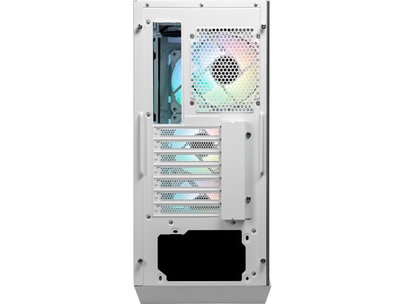MSI MPG GUNGNIR 110R WHITE Mid Tower Gaming Computer Case White, 4x 120mm ARGB Fan, 1 to 6 ARGB Control board, USB Type-C, Tempered Glass, Center, ATX, mATX, mini-ITX 306-7G10W21-W57 – MSI  Компютърни кутии