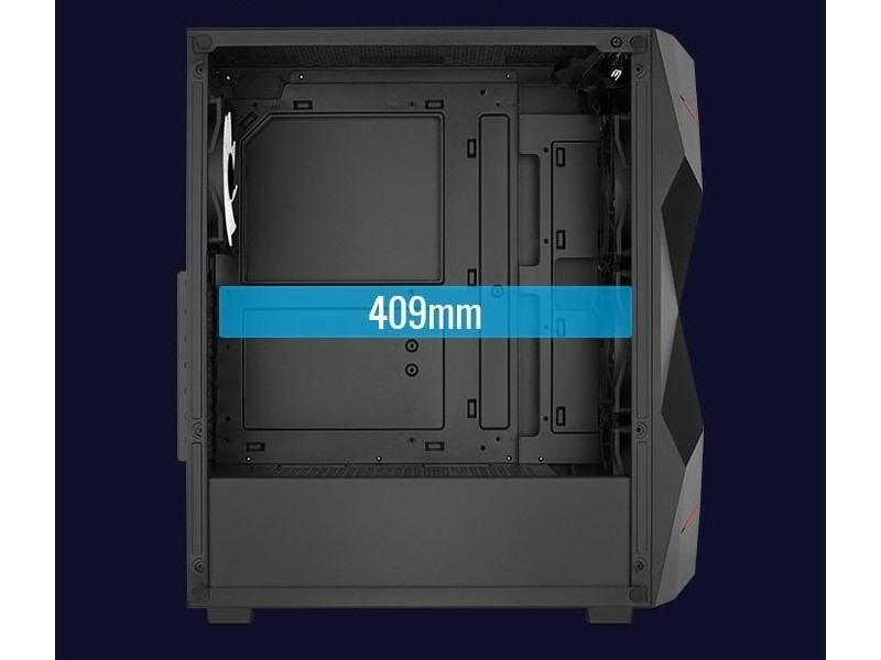 PC Case Aerocool PGS Volcan-G-BK-V1 AEROPGSVOLCAN-G-BK-V1 – Aerocool Компютърни кутии